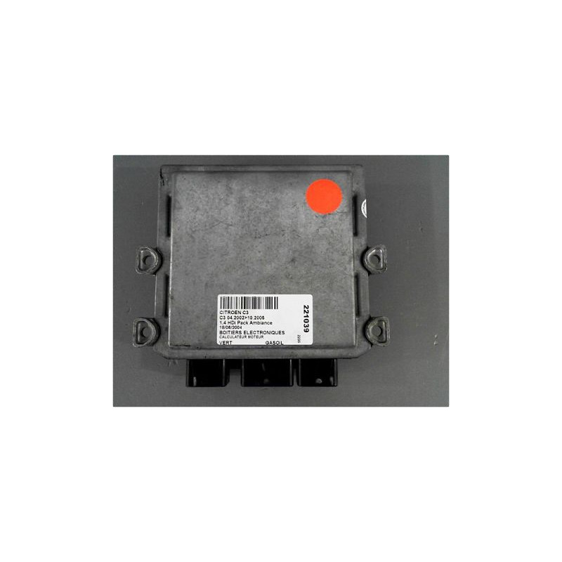 CALCULATEUR MOTEUR CITROEN C3 2002-2005