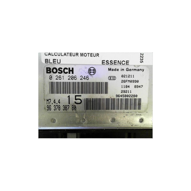 CALCULATEUR MOTEUR CITROEN SAXO 99-04