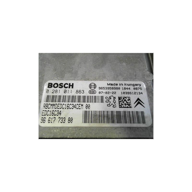 CALCULATEUR MOTEUR CITROEN C4 04-08