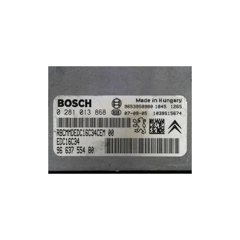 CALCULATEUR MOTEUR PEUGEOT 207 2006-2013