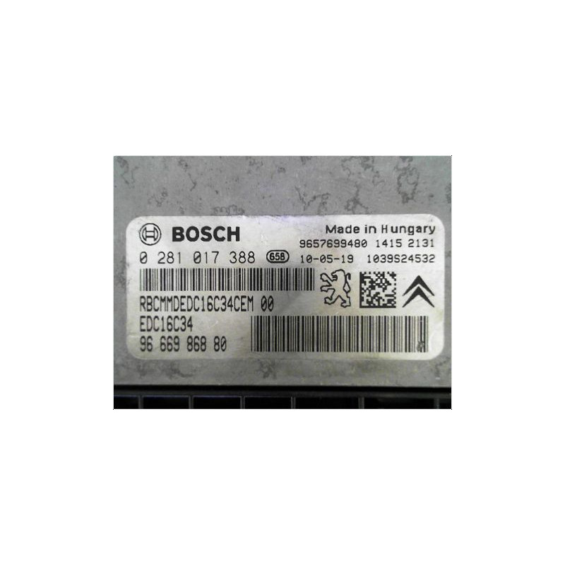 CALCULATEUR MOTEUR PEUGEOT 207 2006-2013