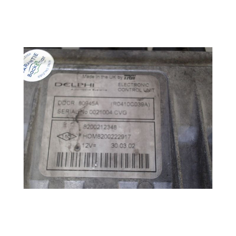 CALCULATEUR MOTEUR RENAULT CLIO