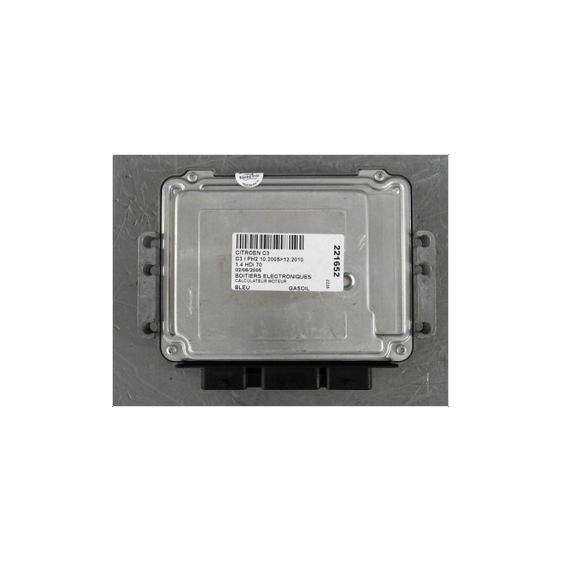 CALCULATEUR MOTEUR CITROEN C3 PH2 2005-2010