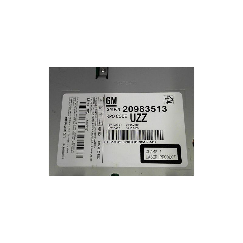 AUTORADIO OPEL INSIGNIA 2009-2013