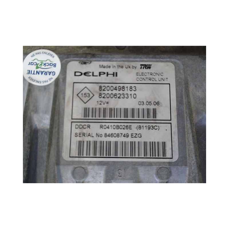 CALCULATEUR MOTEUR RENAULT THALIA