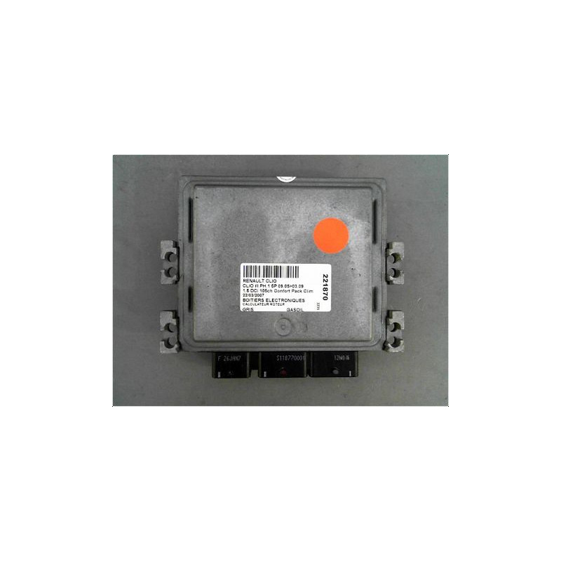 CALCULATEUR MOTEUR RENAULT CLIO III PH.1 05-09
