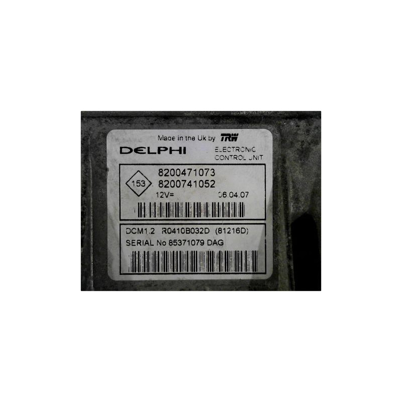 CALCULATEUR MOTEUR RENAULT TWINGO II 07-11