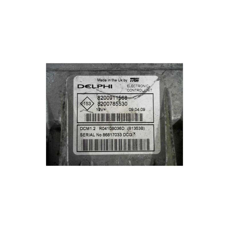 CALCULATEUR MOTEUR DACIA LOGAN MCV 08-13