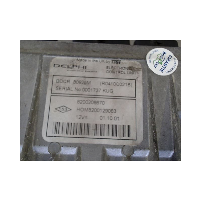 CALCULATEUR MOTEUR RENAULT CLIO