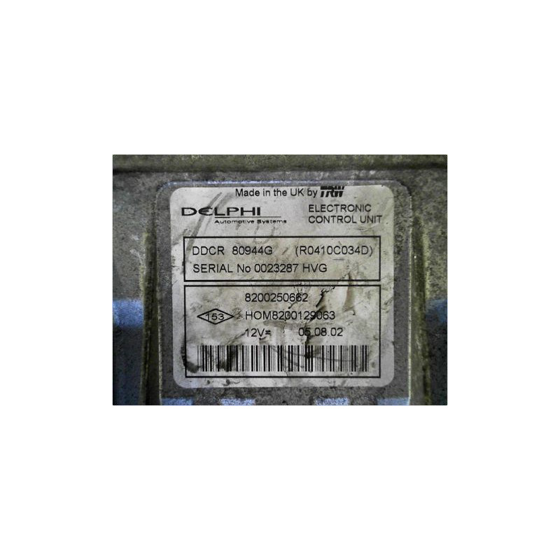 CALCULATEUR MOTEUR RENAULT CLIO II PH.2 01-06