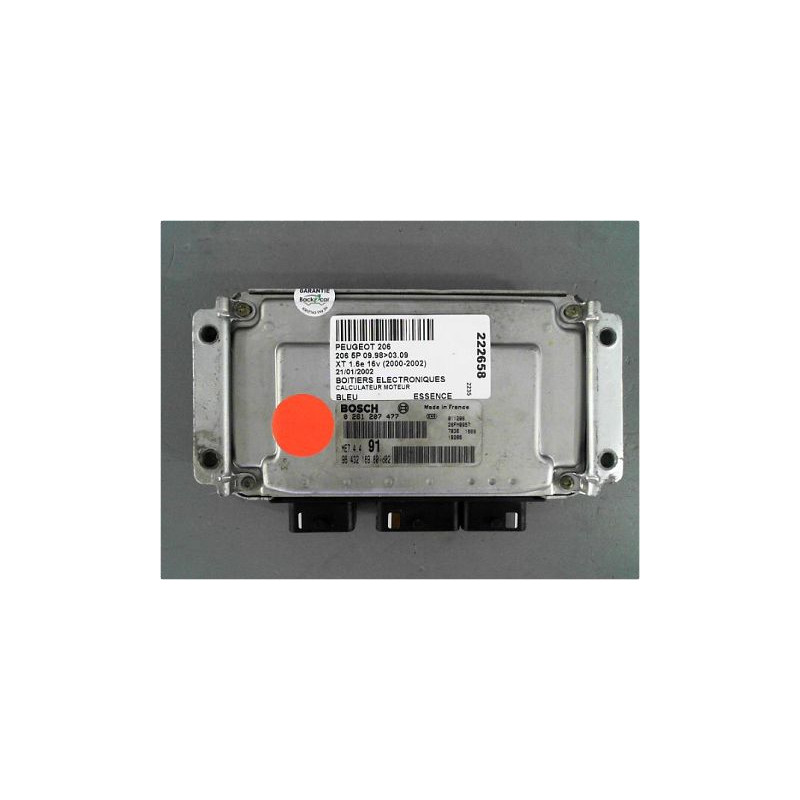 CALCULATEUR MOTEUR PEUGEOT 206 98-09