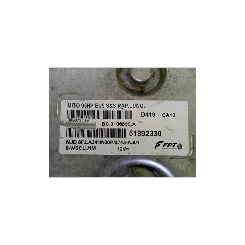 CALCULATEUR MOTEUR ALFA ROMEO MITO 2008-2016