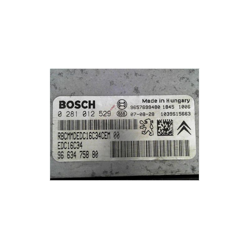 CALCULATEUR MOTEUR CITROEN C3 PH2 2005-2010