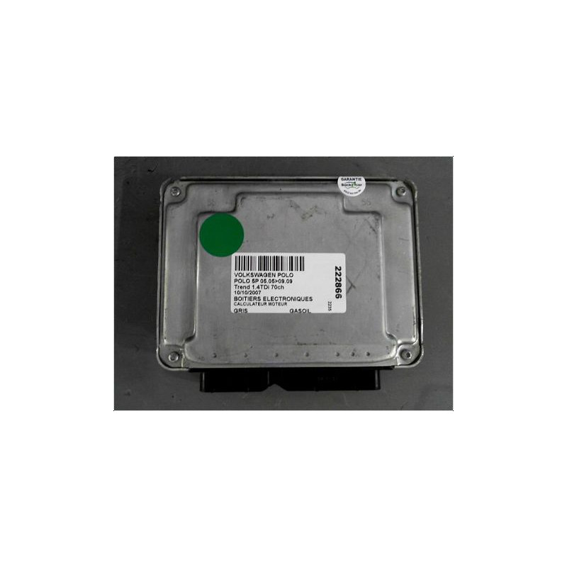 CALCULATEUR MOTEUR VOLKSWAGEN POLO IV PH2 05-09