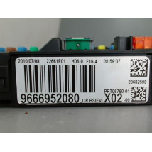 PLATINE FUSIBLE AVANT PEUGEOT 207 PHASE 1 1.6 HDI - 8V TURBO