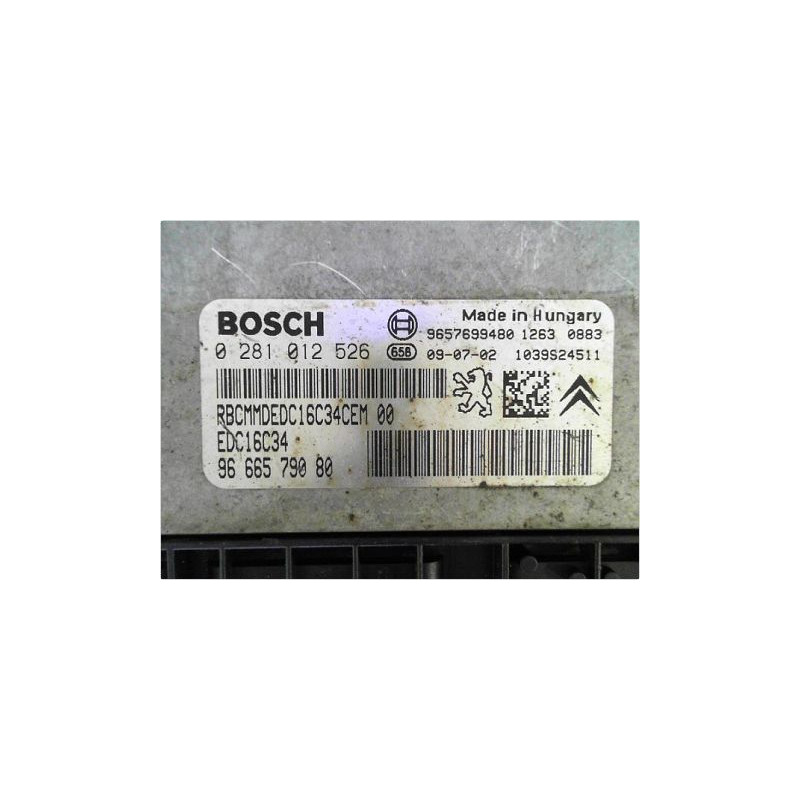 CALCULATEUR MOTEUR PEUGEOT 206+ 09-13