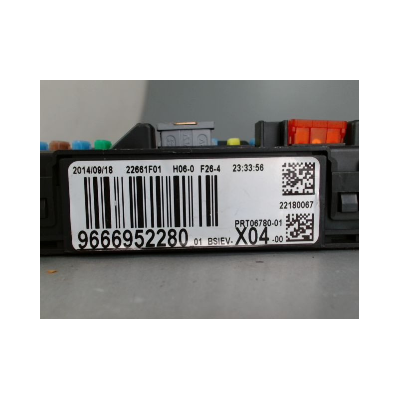 PLATINE FUSIBLE AVANT CITROEN C3 2 PHASE 2 1.6 HDI - 8V TURB
