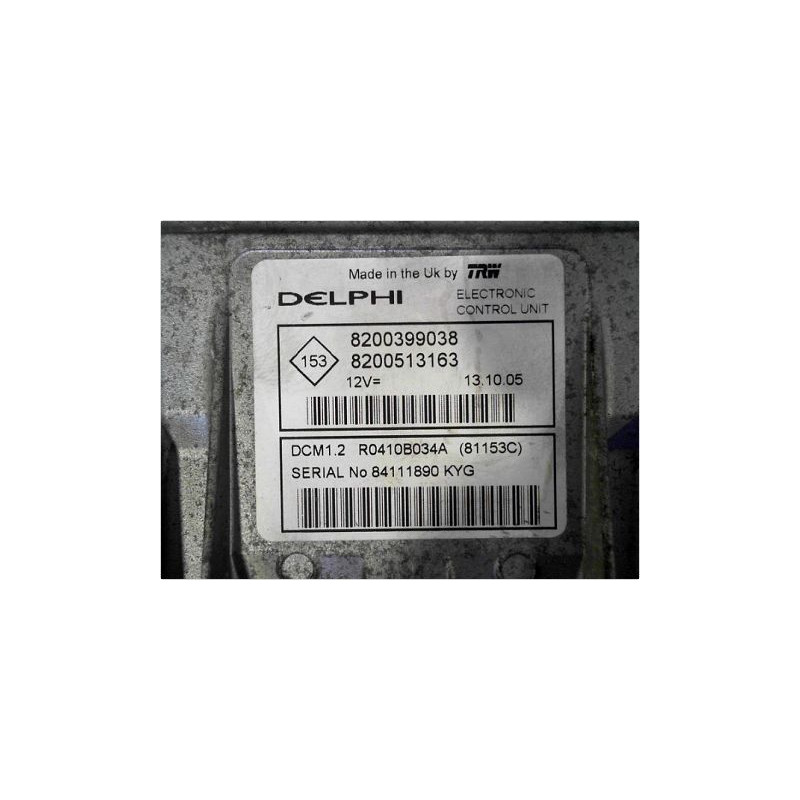 CALCULATEUR MOTEUR RENAULT CLIO III PH.1 05-09