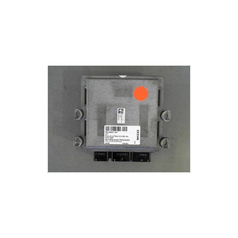 CALCULATEUR MOTEUR PEUGEOT 407 2004-2008
