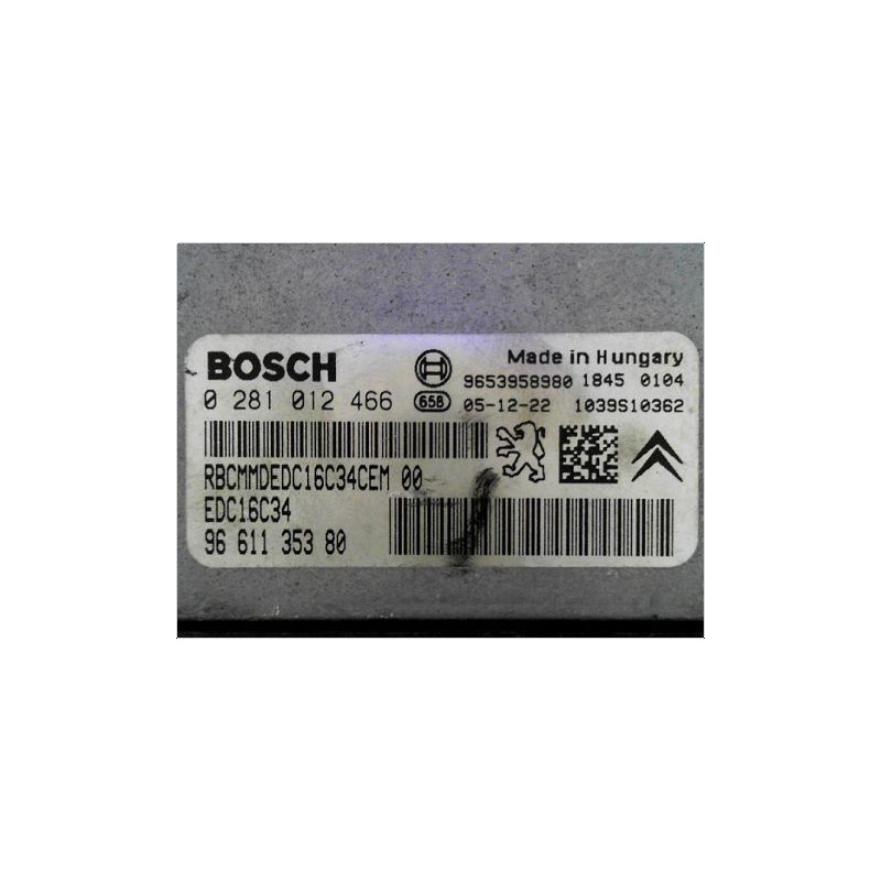 CALCULATEUR MOTEUR CITROEN XSARA PICASSO 99-10