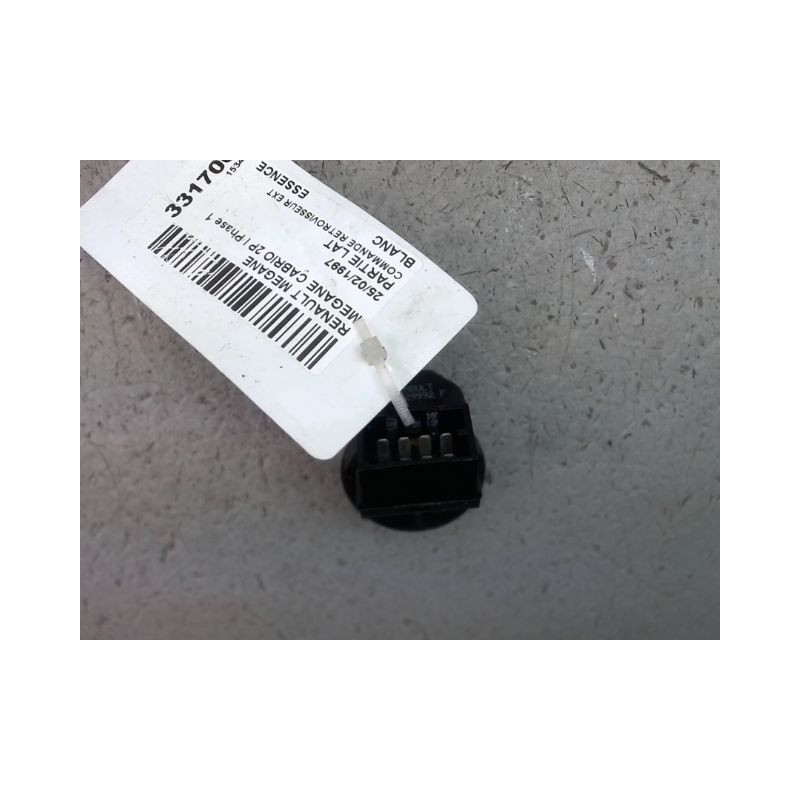 COMMANDE RETROVISSEUR EXTERIEUR ELECTRIQUE RENAULT MEGANE CABRIO 2P I Phase 1 1997-1999