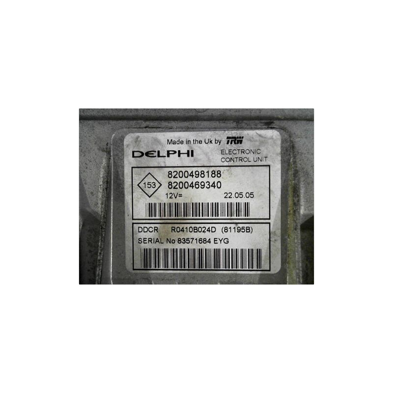 CALCULATEUR MOTEUR RENAULT SCENIC II PH1 2003-2006
