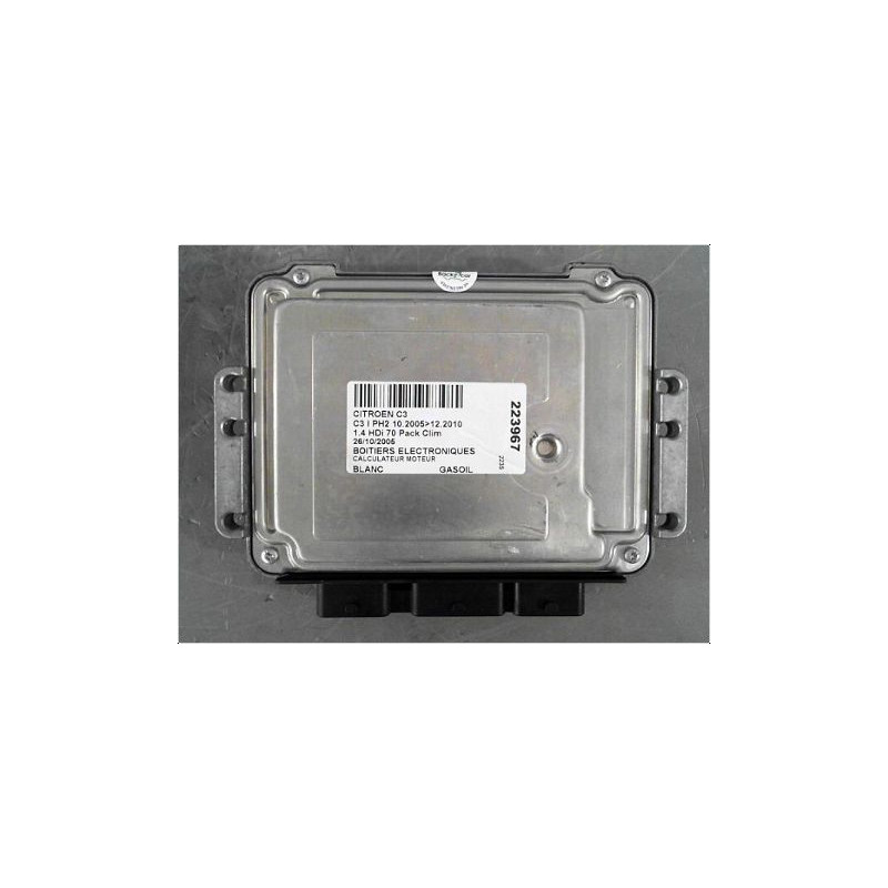 CALCULATEUR MOTEUR CITROEN C3 PH2 2005-2010