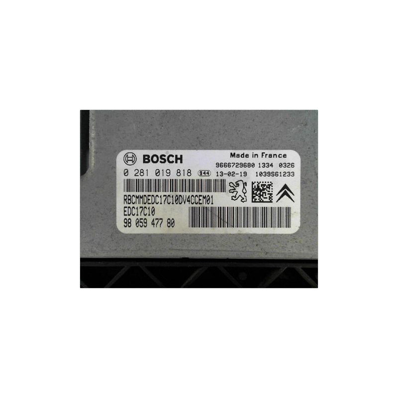 CALCULATEUR MOTEUR CITROEN C3 II PH2 2013-2016