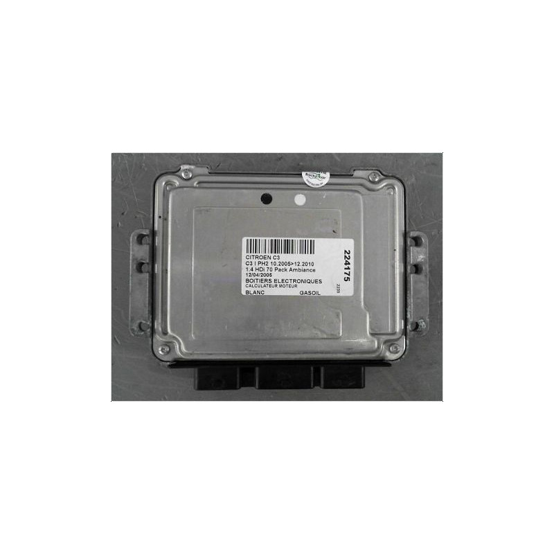 CALCULATEUR MOTEUR CITROEN C3 PH2 2005-2010