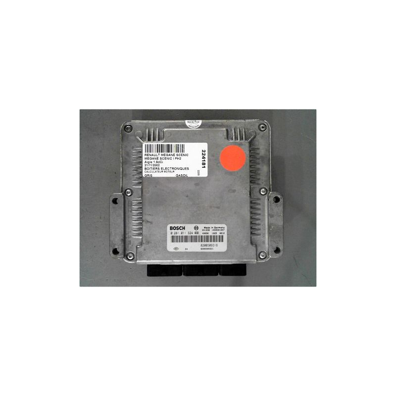 CALCULATEUR MOTEUR RENAULT MEGANE SCENIC I PH2 1999-2003