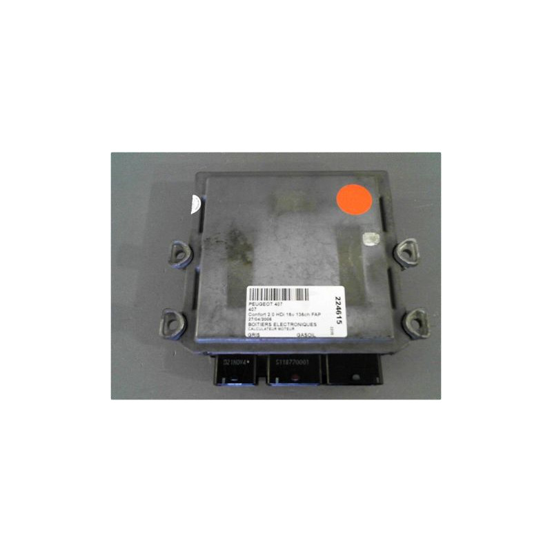 CALCULATEUR MOTEUR PEUGEOT 407 2004-2008