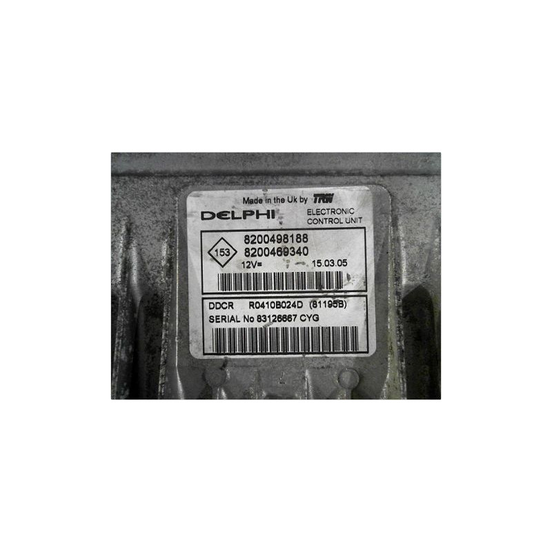 CALCULATEUR MOTEUR RENAULT SCENIC II PH1 02-06