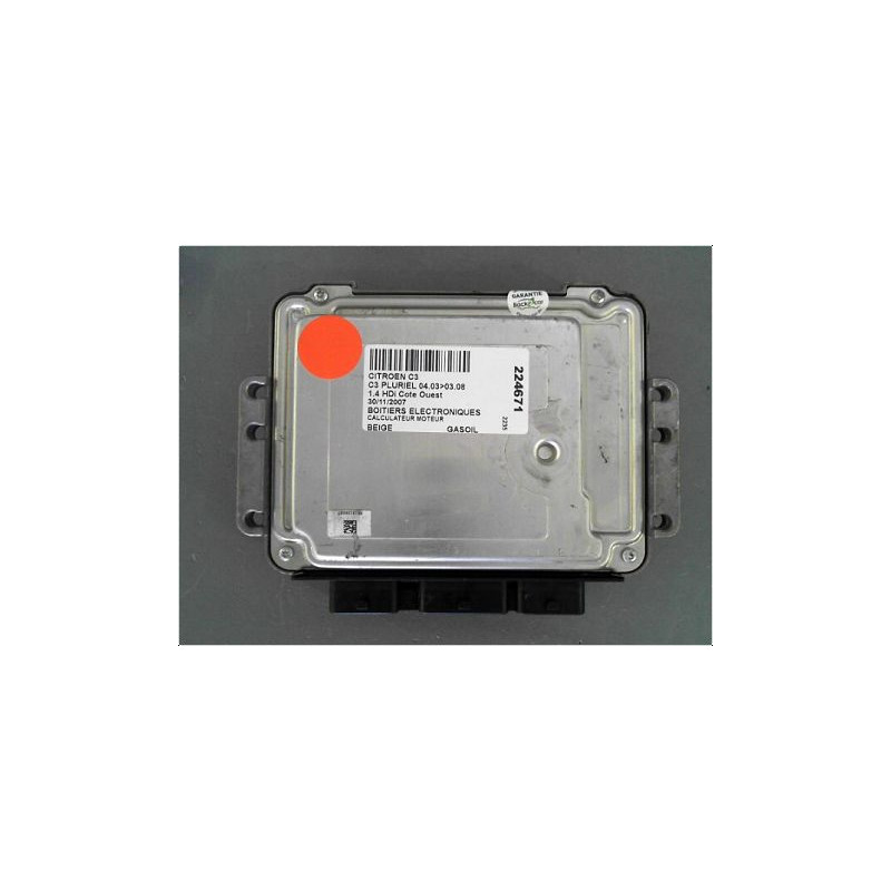 CALCULATEUR MOTEUR CITROEN C3 PLURIEL 03-08