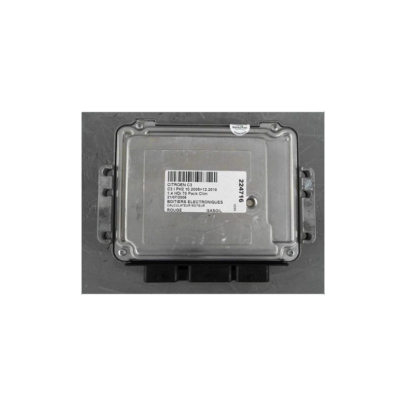CALCULATEUR MOTEUR CITROEN C3 PH2 2005-2010