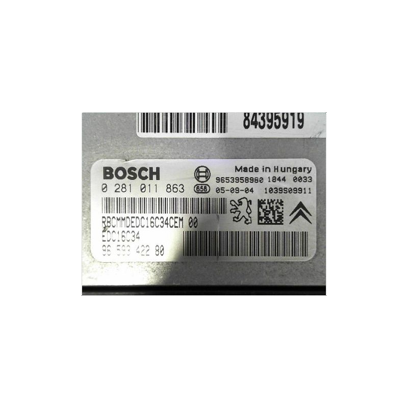 CALCULATEUR MOTEUR PEUGEOT 307 2005-2007