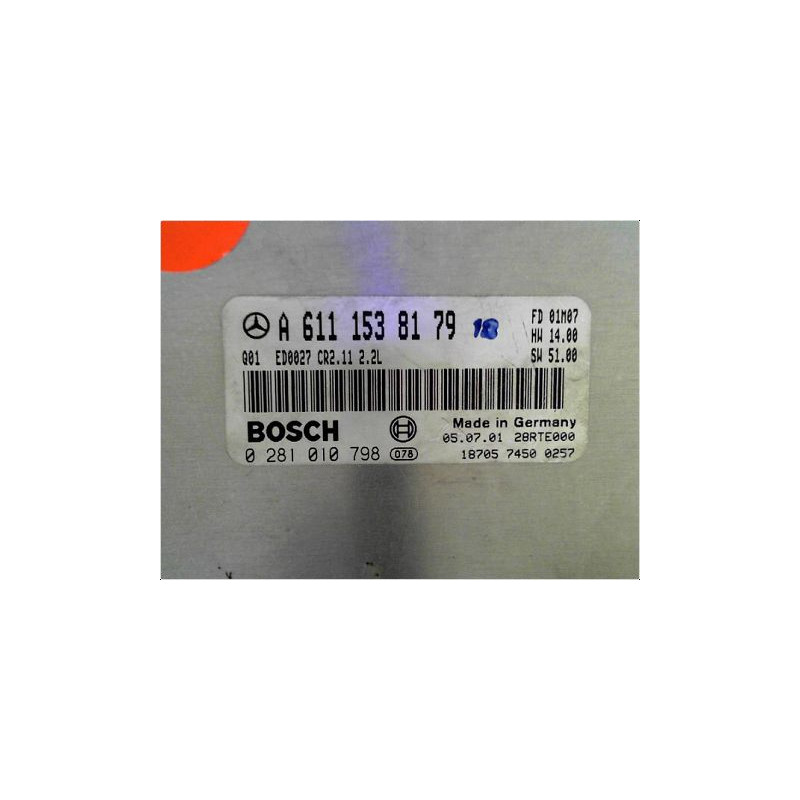 CALCULATEUR MOTEUR MERCEDES CLASSE C COUPE SPORT -2004