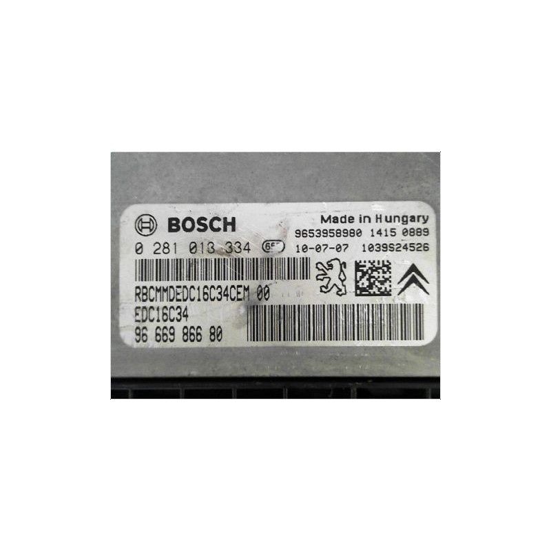 CALCULATEUR MOTEUR CITROEN C3 PICASSO 09-12