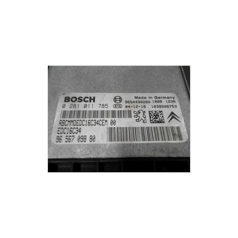 CALCULATEUR MOTEUR CITROEN C3 PH2 2005-2010