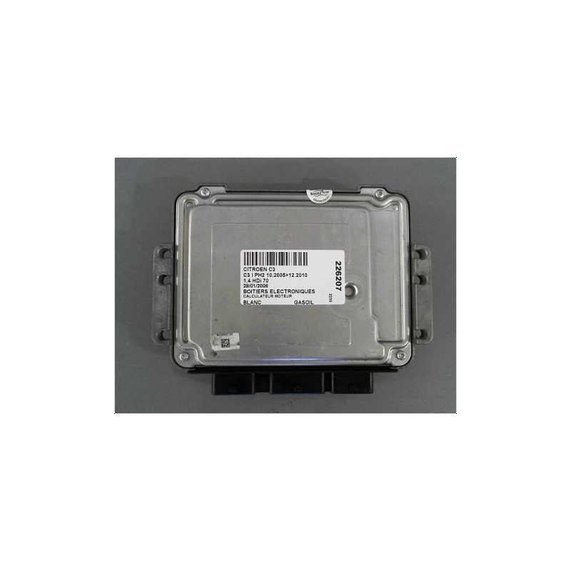 CALCULATEUR MOTEUR CITROEN C3 PH2 2005-2010