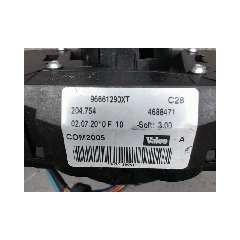 BLOC COMMODOS PEUGEOT 207 PHASE 1 1.6 HDI - 8V TURBO