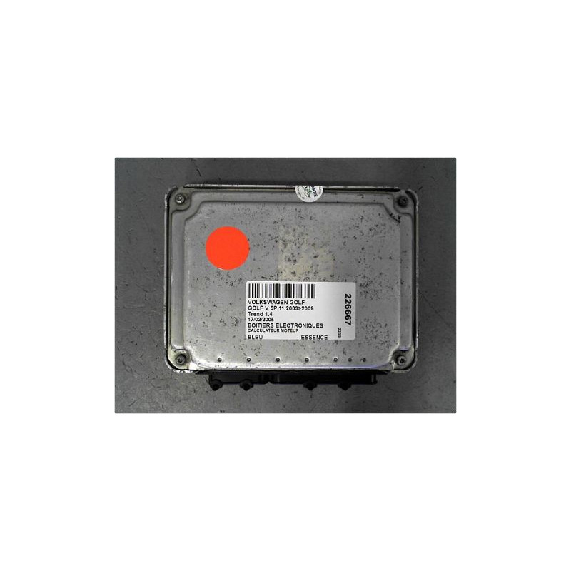 CALCULATEUR MOTEUR VOLKSWAGEN GOLF V 2003-2009