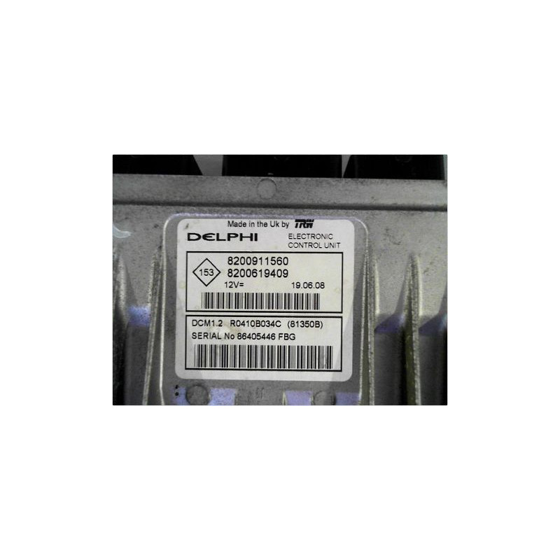 CALCULATEUR MOTEUR RENAULT CLIO III PH.1 07-09