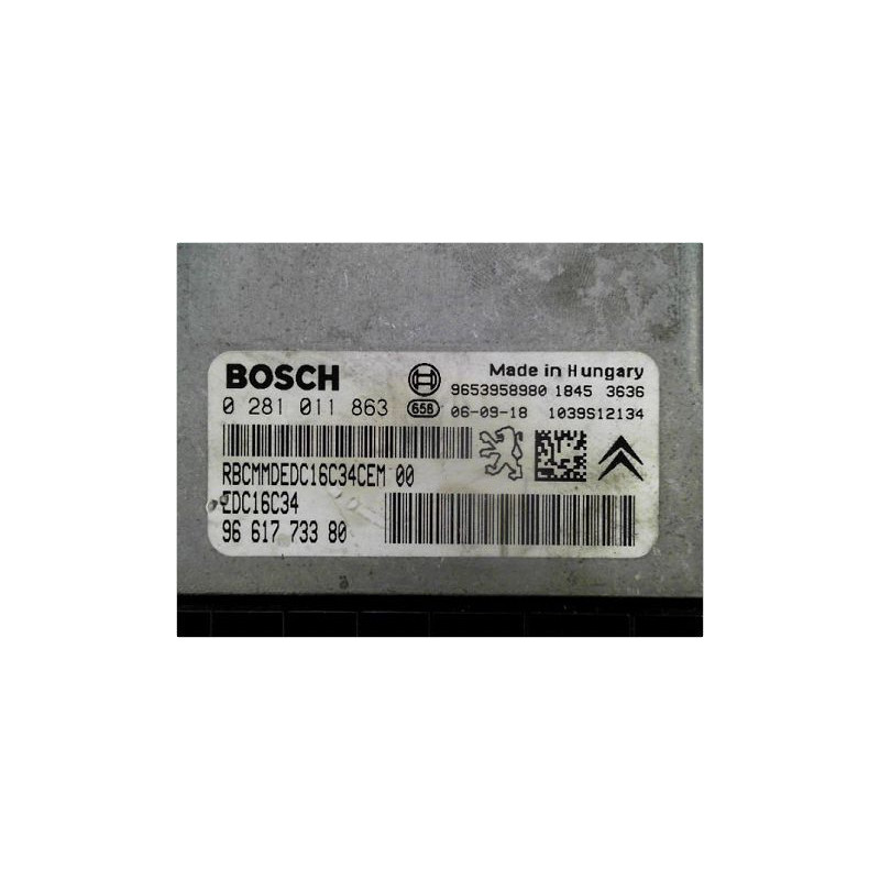 CALCULATEUR MOTEUR PEUGEOT 307 2005-2007