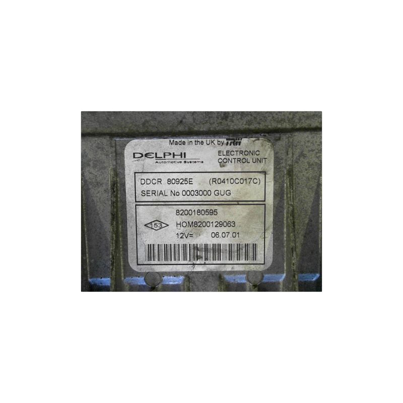 CALCULATEUR MOTEUR RENAULT CLIO II PH.2 01-06