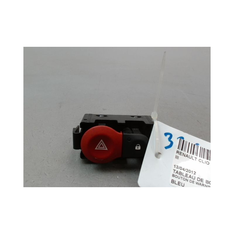BOUTON DE WARNING RENAULT CLIO III Phase 2 2009-2014