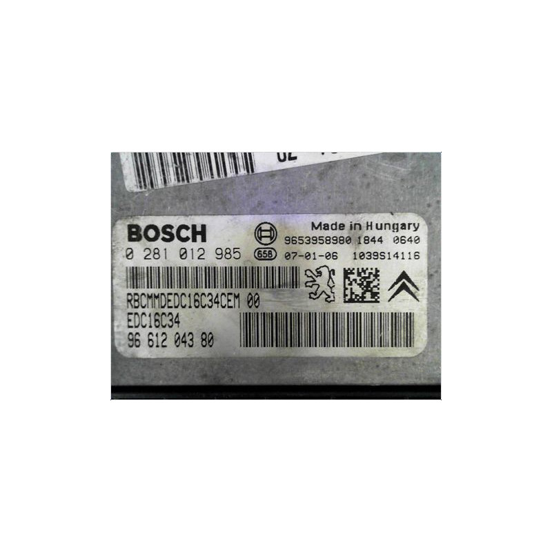 CALCULATEUR MOTEUR PEUGEOT 207 06-13