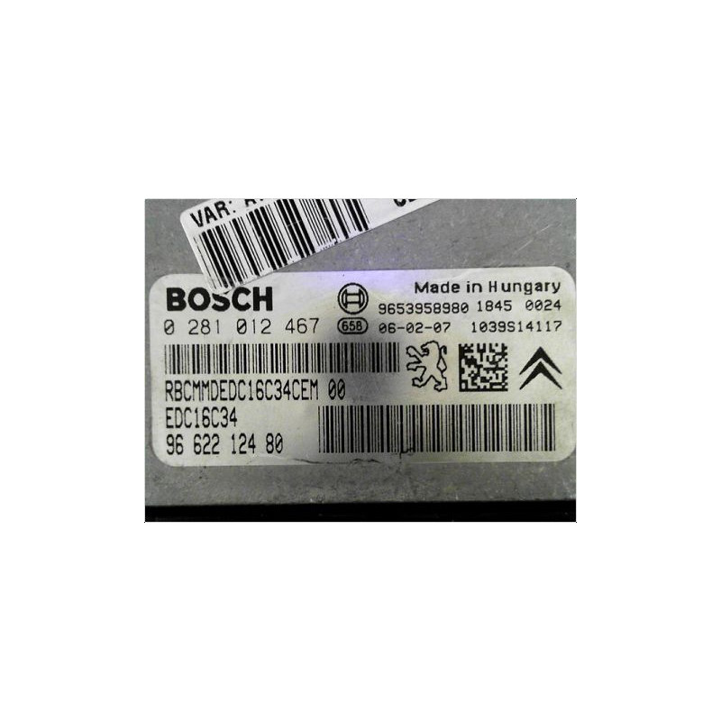 CALCULATEUR MOTEUR PEUGEOT 207 5P