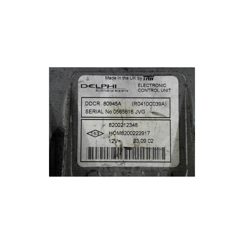 CALCULATEUR MOTEUR RENAULT CLIO II PH.2 01-06