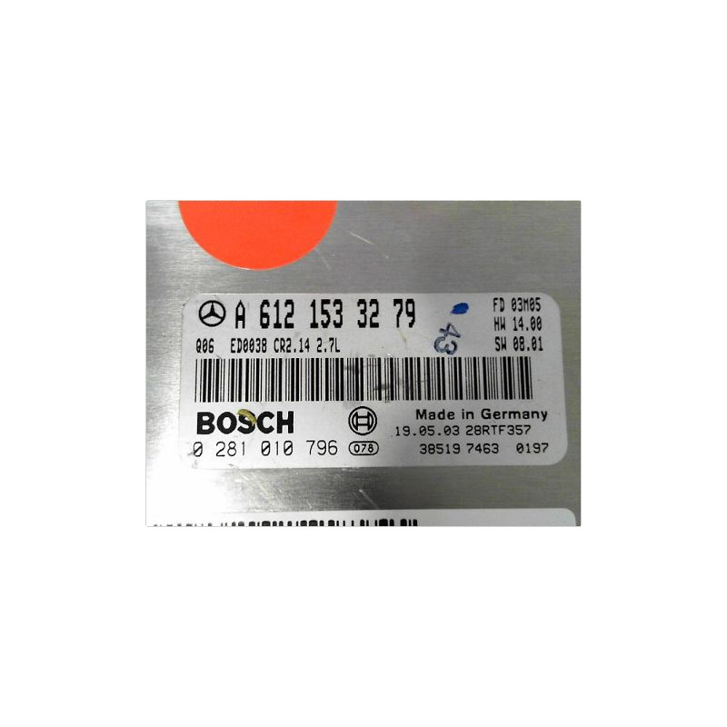 CALCULATEUR MOTEUR MERCEDES CLASSE M 01-05