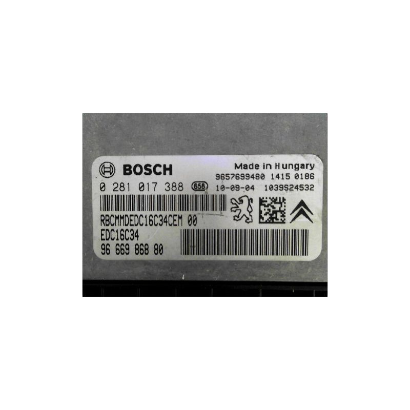 CALCULATEUR MOTEUR CITROEN C3 II 2009-2012